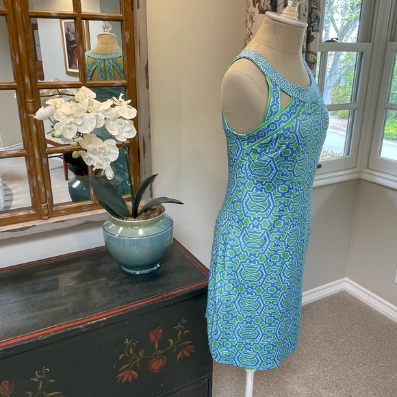 Gretchen Scott Isosceles Rio Gio Kelly/Blue Dress - Picture 9 of 11